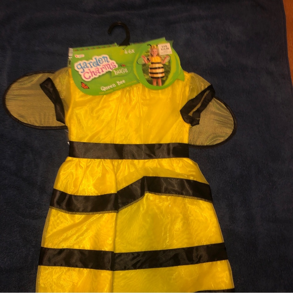 Queen Bee Costume Girl Size 4-6x